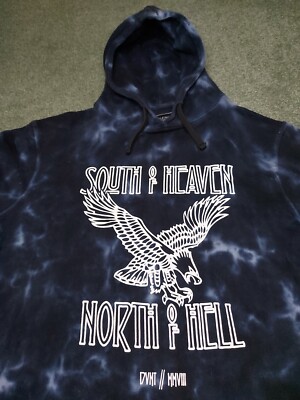 DVNT Hoodie South Of Heaven North Of Hell Melbourne Australien Größe M 46'' Brustumfang