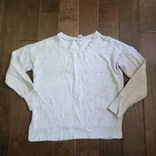 Active Life Women's Junior Gray Heathered Pullover Sweatshirt - Size M