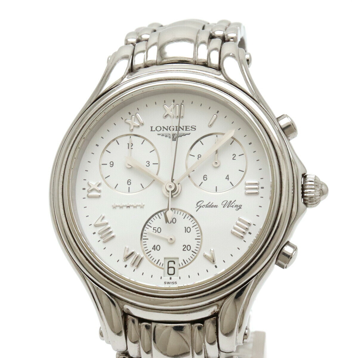 LONGINES Golden Wing Chronograph Quartz L3.610.4 Men's Watch From