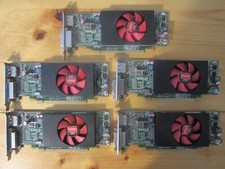  LOT OF 5 AMD Radeon HD 8490 1GB DVI  DP Dell DMHJ0 Low Profile Video Cards