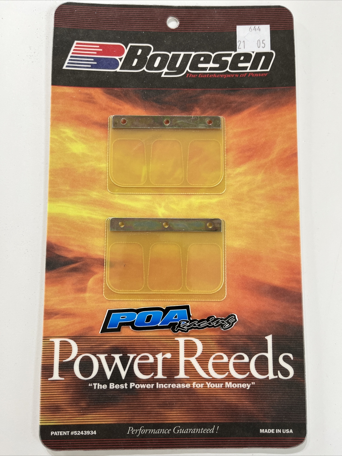 Boyesen Power Reed Dualstage YAMAHA YZ250 90-96