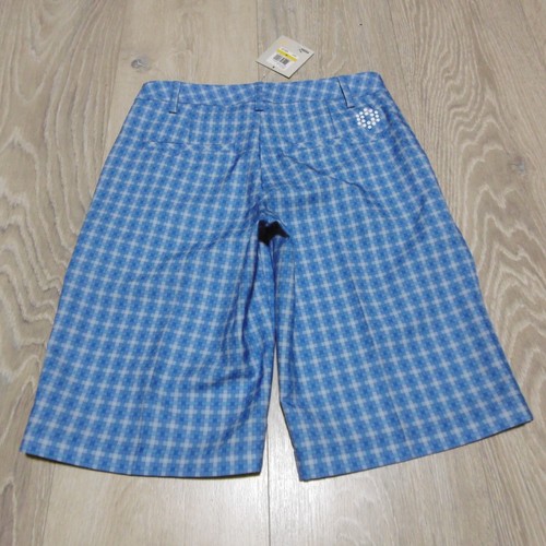 Puma Junior Women Medium Golf Bermuda Shorts Strong Blue Regatta Cerulean - Picture 4 of 9