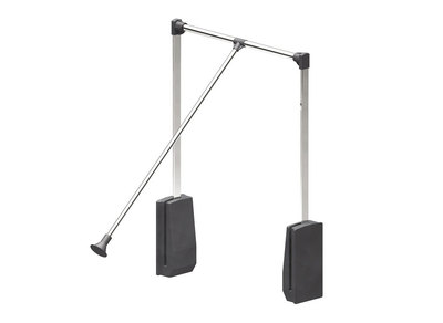 Ausziehbare Garderobenstange 690-920 mm Kleiderbügel zum Herunterziehen. 12kg