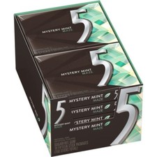 5 Gum Sweet Mint Sugarfree Gum, 15 Piece 10 Packs 