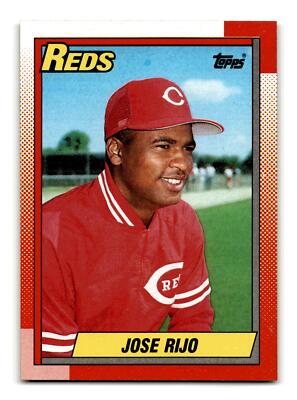 Jose Rijo 1990 Topps #627 Cincinnati Reds Centered Mint to Gem | eBay