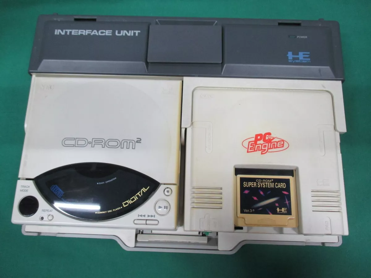 NEC PC Engine -- CD-ROM2 SYSTEM console set -- JAPAN. GAME. Work. 12372