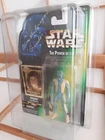 Star Wars Kenner POTF2 1996 Greedo Figure Signed Autographed Green Card MOC