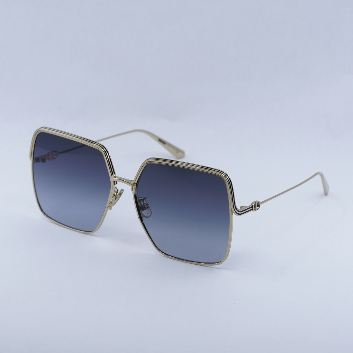 NEW Dior FilDior S1U Square Sunglasses in Gold Grey New DIOR EVERDIOR S1U B0A1 Gold/Grey Gradient 60-15-140  main image 2