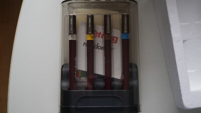 rOtring Rapidomat Isograph  0,25 0,35 0,50 und 0,7 mm UNBENUTZT 1