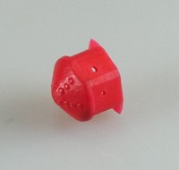Suevia Kunststoff-Regulierkappe Rot Mod 84 U - 102.0696
