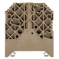 2pcs WEIDMULLER WEW 35/1 1059000000 End Bracket 12 mm Width Dark Beige New  KD