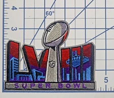 Super Bowl LVIII 58 Las Vegas Embroidered Patch Iron/Sew On~ Free Tracking!