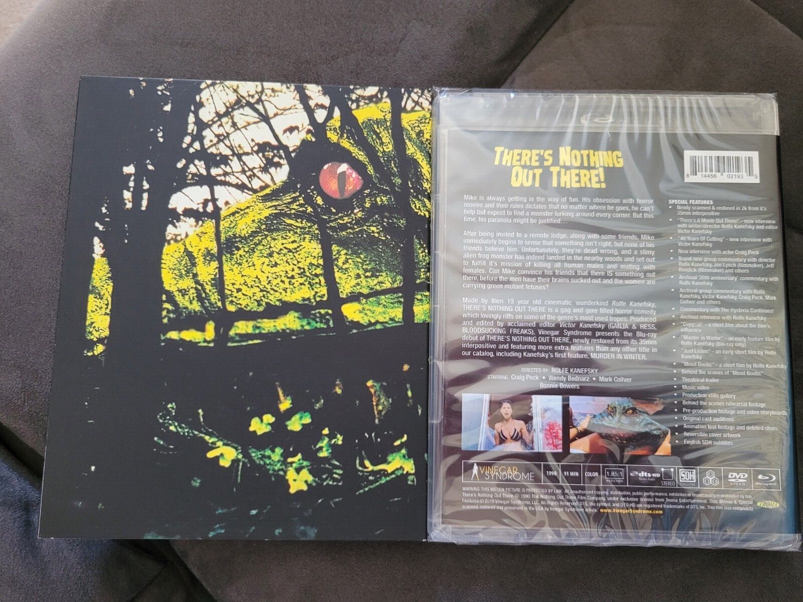 There's Nothing Out There Bluray Slipcover Vinegar Syndrome New