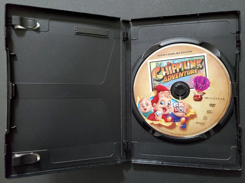 The Chipmunk Adventure w/ Slipcover (DVD, 2014 Alvin's Diamond Edition) 1987 OOP - Image 3 of 3