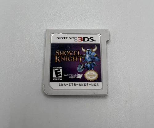 Nintendo 3DS Shovel Knight XL Video Game Cleaned Tested Cartridge Works