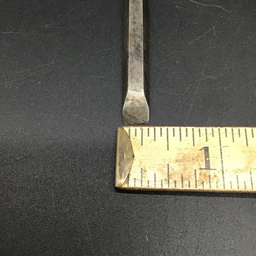 RARE! RICH CON 1/4 in BEVEL EDGE CHISEL Richards and Connover - Picture 3 of 8