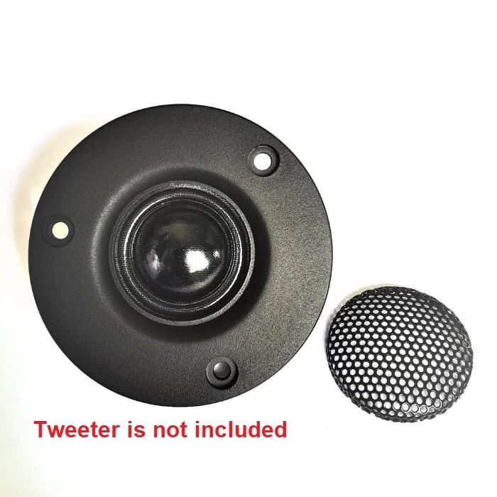 Un par de cubiertas de altavoz de 1,5" 35,5 mm para tweeter audio rejilla de malla metálica 7,5 mm de alto Foto 4 de 4