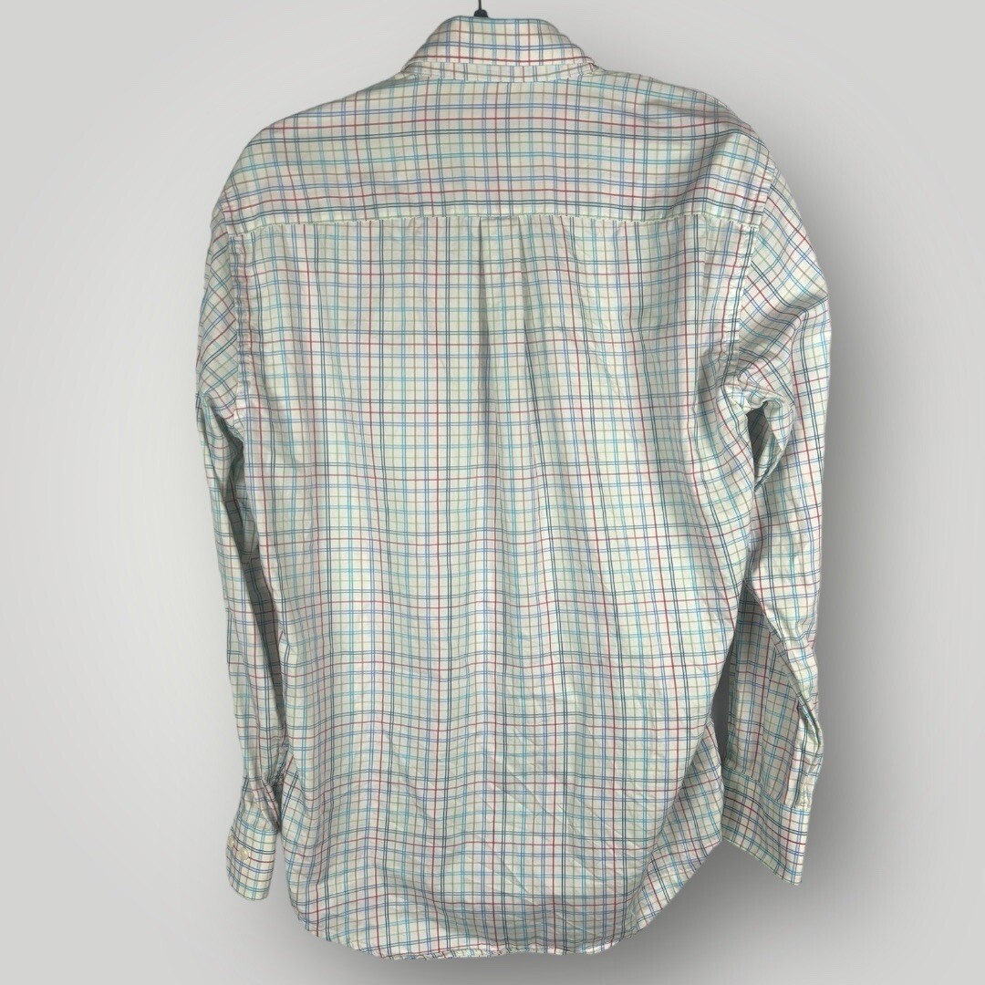 Peter Millar Button Down Plaid Crown Soft Silk Co… - image 2