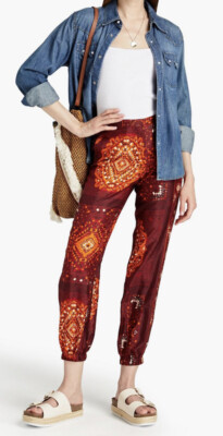 NWT BA&SH Silk Skinny Leg Pant. Size S.