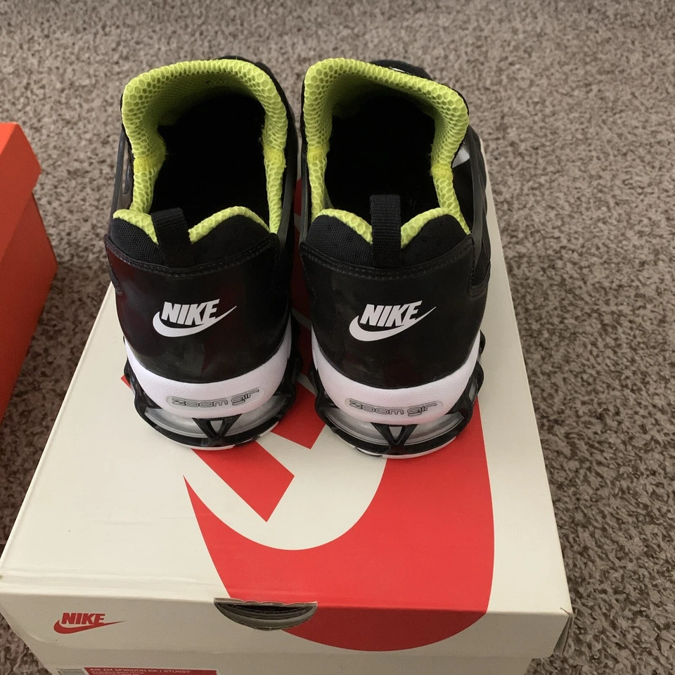 Stussy x Air Zoom Spiridon Kukini Black-CJ9918-001 Size Us 12 100% Authentic - Image 3 of 4