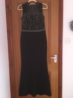 Abbey Clancy Lipsy Glitter Maxi Dress Abbey Clancy X Lipsy Black