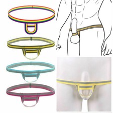 3PCS Booster Bandage Enhancer Mens Ball Lifter Jockstrap Underwear Ring Straps