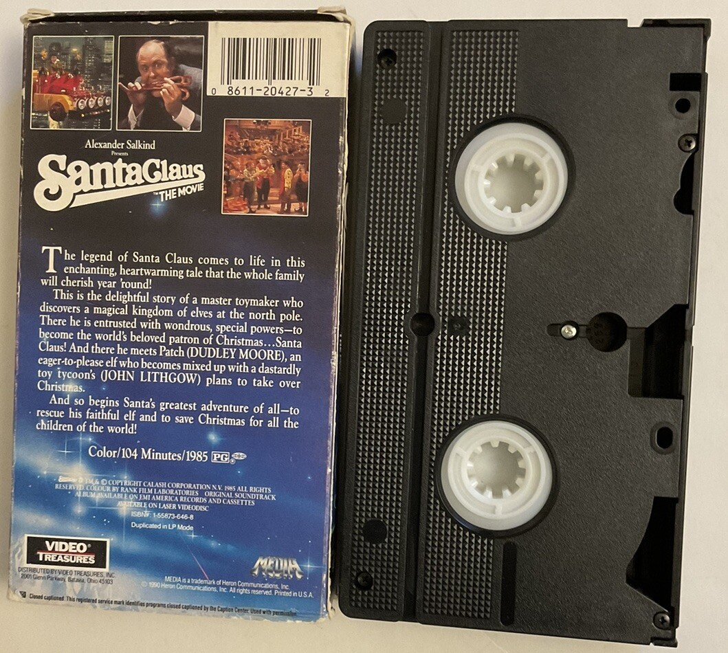 Santa Claus - The Movie VHS 1985 Classic 80's Original