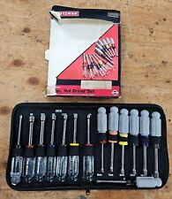 Cementex TR-12ND-MM Metric Nutdriver Roll, 12 Piece Set