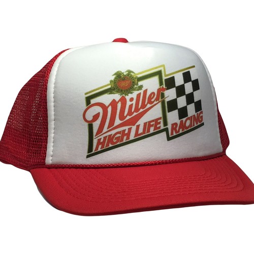 Vintage Miller High Life Racing Trucker 