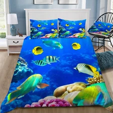 Tropical Fish 2 Doona / Duvet Cover and 2 Pillow Slips
