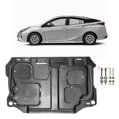 For Toyota Prius 2010-2015 Engine Splash Shield Chassis Armor Under Guards Black
