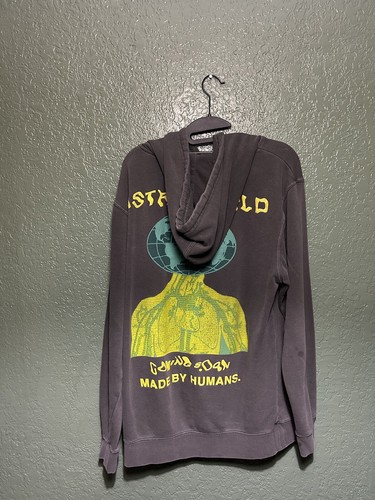 Travis Scott ASTROWORLD Made By Humans Hoodie Size Medium