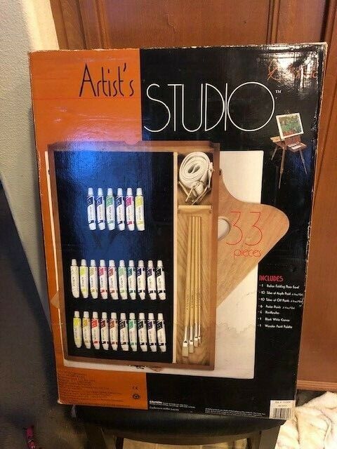 Art Studio Classic 33 Pieces Artists Studio | eBay