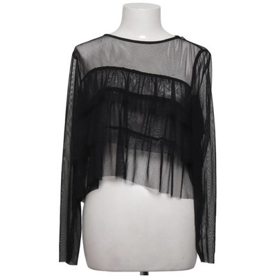 Zara, Top, Größe: S, Schwarz, Gepunktet, Mesh, Damen #MOY