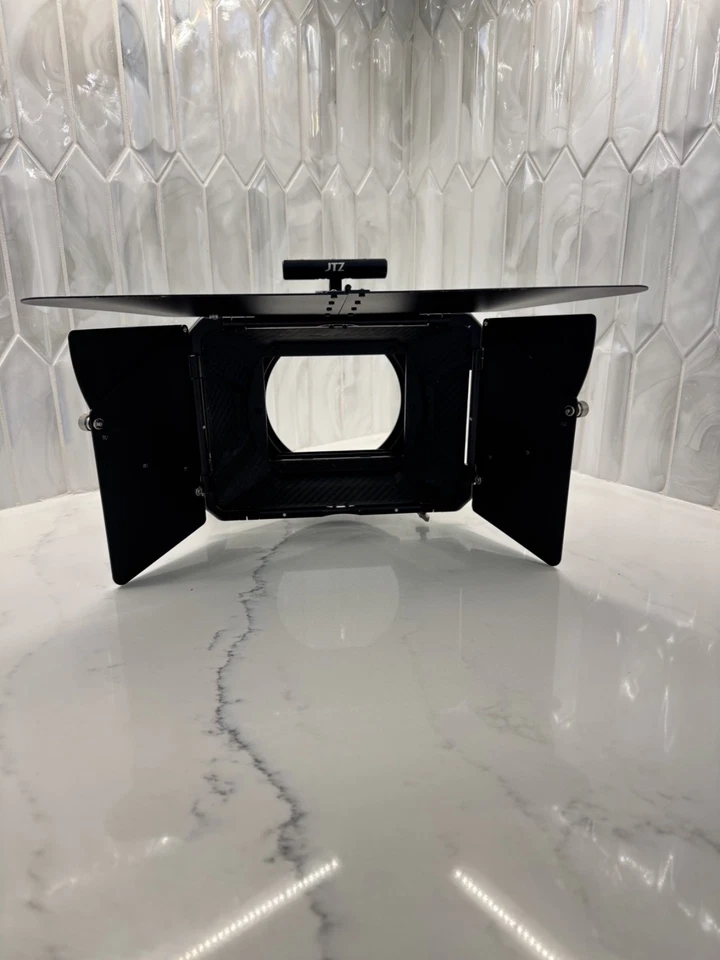 Caja mate JTZ DP30 fibra de carbono 4x4" oscilante 15 mm/19 mm Foto 3 de 4