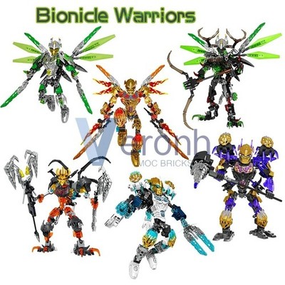 Bionicle Skull Warrior Action Figure Building Blocks Set for Kids-NO OriginalBox