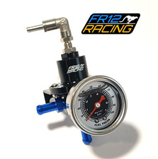 Adjustable Fr12 Racing Black Fuel Pressure Regulator Gauge K20a K24a Jdm Adjustable Fr12 Racing Black Fuel Pressure Regulator Gauge K20a K24a Jdm