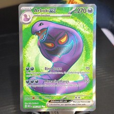 The Pokémon Company Arbok ex 185/165 SV 151 Ultra Rare Full Art Holo ENG on eBay