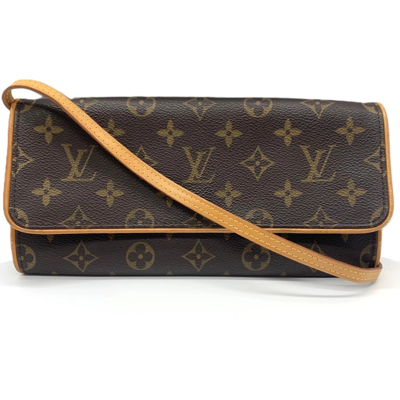 Vuitton — Louis Vuitton Pochette Twin GM Shoulder Bag, Monogram, M51852, AB rank