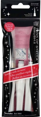 Zig Memory System Wink Of Stella Brush Marker & 2 Refills Clear