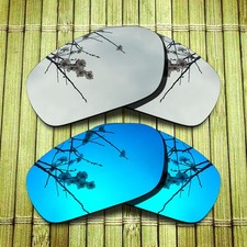 Silver Blue Replacement Lens for-Oakley Crossrange OO9361 Polarized