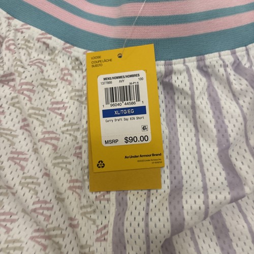UNDER ARMOUR Curry Draft Day 8" Basketball Shorts Herren Größe XL Neu mit Etikett - Bild 4 von 8