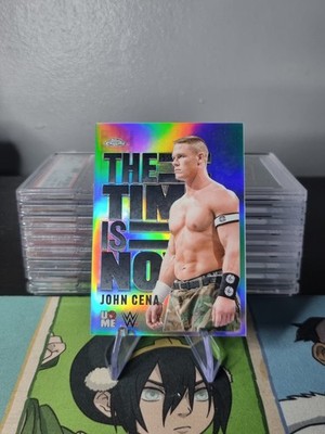 2025 Topps Chrome WWE The Time Is Now John Cena #TIN-6
