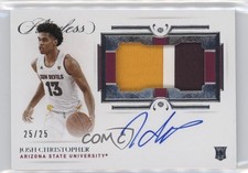 2021 Flawless Collegiate Horizontal Rookie 25/25 Josh Christopher Patch Auto 5l1