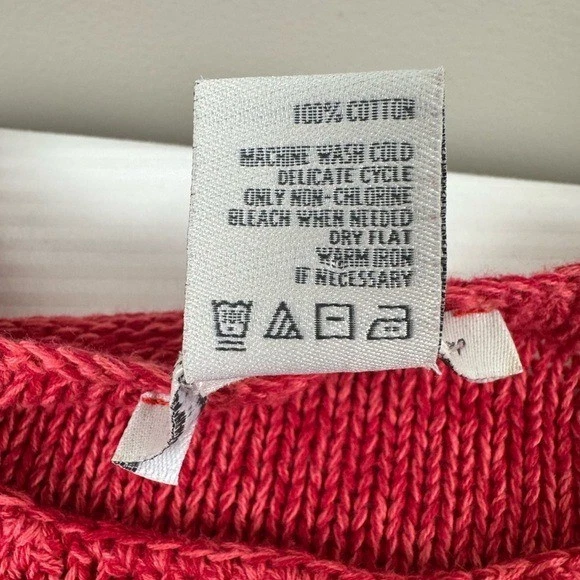 Suéter American Rag M Rosa Crochet Flecos Boho Indie Espíritu Libre Asimétrico Foto 4 de 4