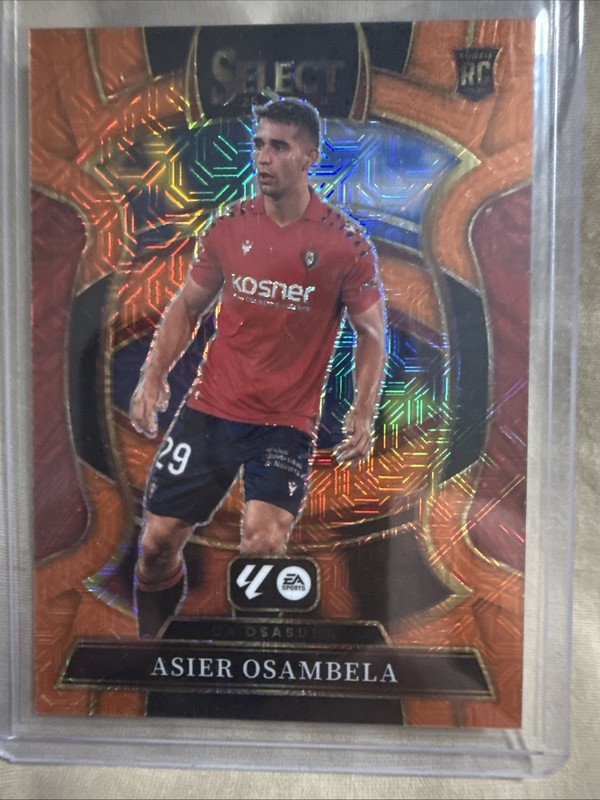 2025-26 Panini Select La Liga - Terrace Asier Osambela #44Orange Mojo Prizm /199