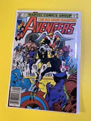 Avengers #211 Newsstand Marvel Comics 1981 Tigra Joins The Avengers Key Issue