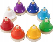 Bunte Hand Percussion Bells 8 Ton diatonische...