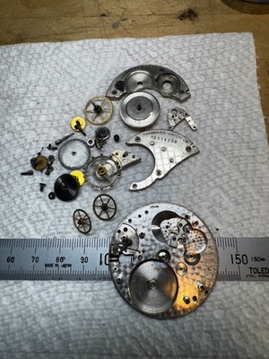 Tavannes Watch Co.  Pocket Watch Movement for Parts or Repair