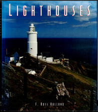 Lighthouses ; by F. Ross Holland - XLarge Hardcover Book